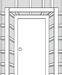 Установка обрамлений окон и дверей