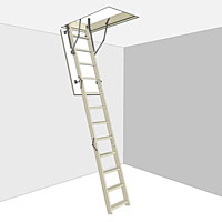 Чердачная лестница DSS 70х120х280 см